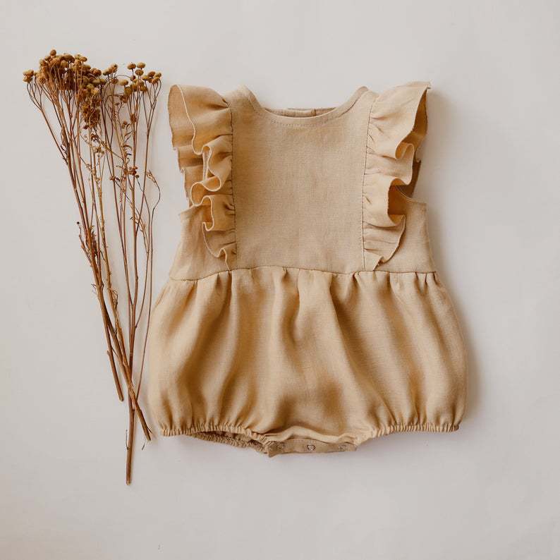 Maryjane Linen Romper