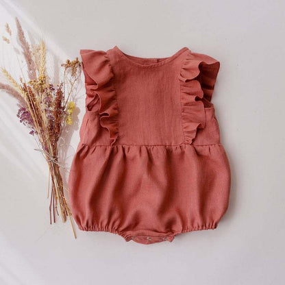 Maryjane Linen Romper