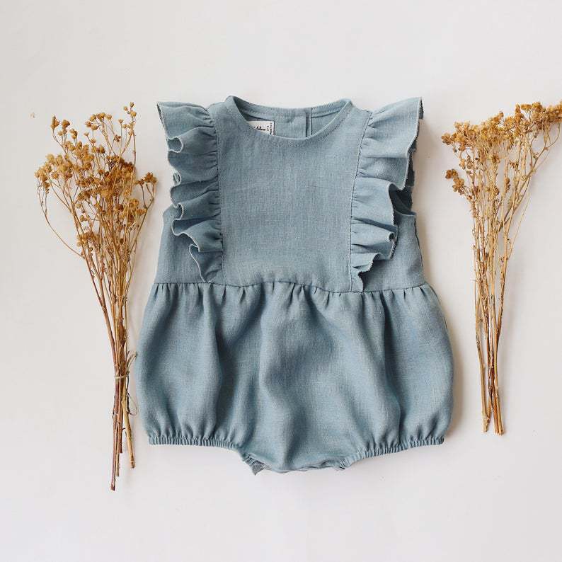 Maryjane Linen Romper