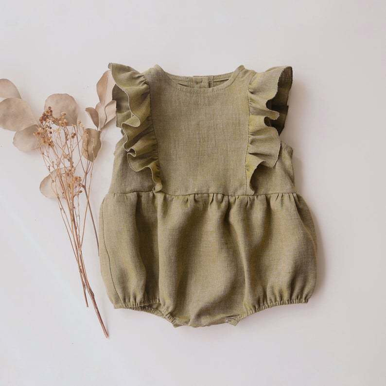 Maryjane Linen Romper