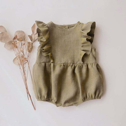 Maryjane Linen Romper