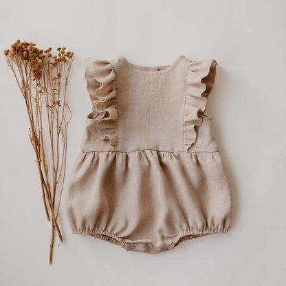 Maryjane Linen Romper