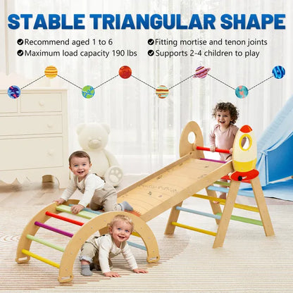 7-In-1 Foldable Montessori Climbing Set