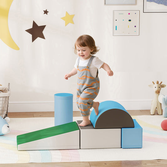 5 Piece Climb and Crawl Activity Play Set, Contemporary