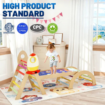 7-In-1 Foldable Montessori Climbing Set