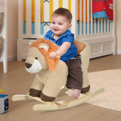 Rocking Lion with Sounds and Seat Belt