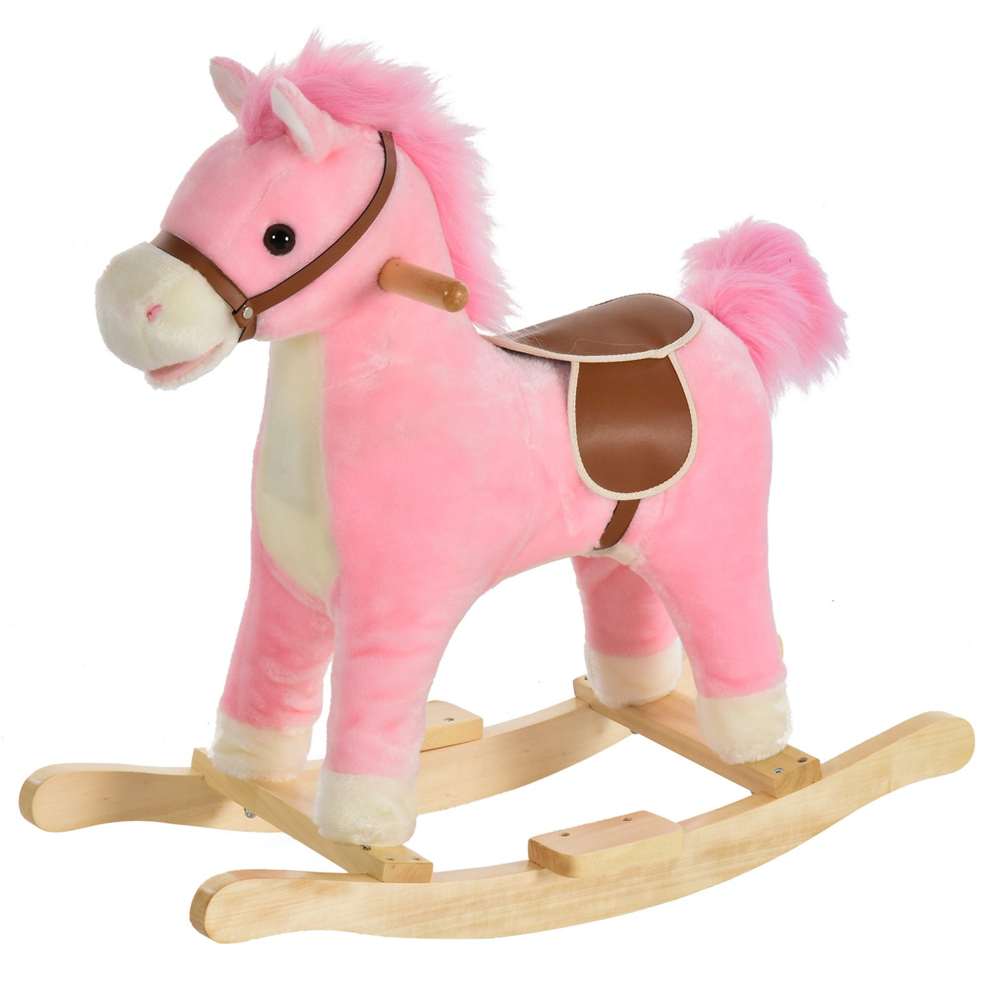 Pink Pony Rocker with Sounds, Moving Mouth, Wagging Tail