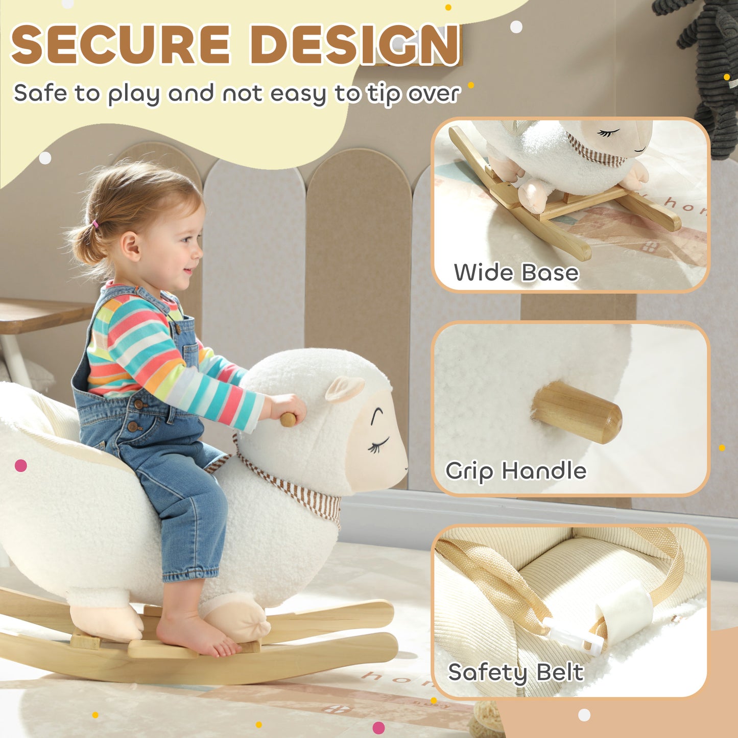 Rocking Sheep with Lullaby Song