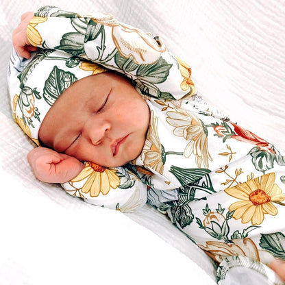 Knotted Sleep Sack and Hat Set